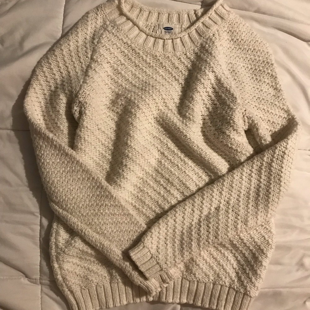 Knitted Cream Sweater